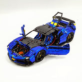 1:8 Ferrari SF90XX Royal Blue Plating Limited Color, The Ultimate Supercar, More Than 12 Features Restored(4100 Pcs)